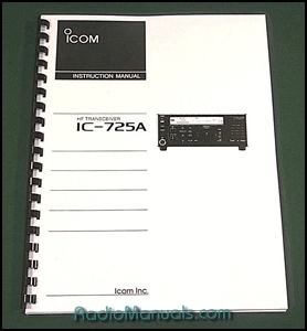 Icom IC-725A Instruction Manual